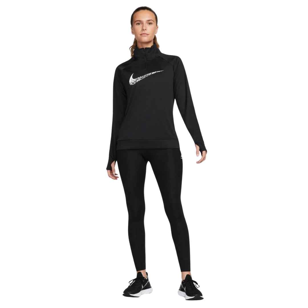 Nike Dm7769 010 Black L/S Top Female XS