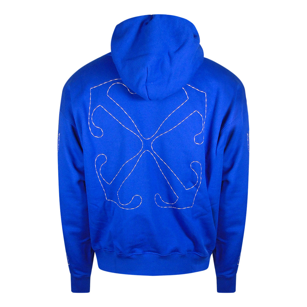 Off-White Off Stitch Skate Hoodie Dark Blue