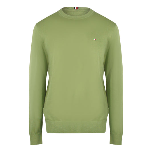 Tommy Hilfiger Faded Olive Green Crewneck Sweatshirt