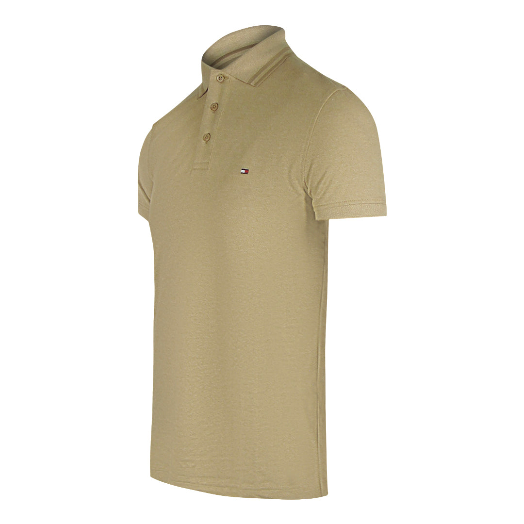Tommy Hilfiger Dark Dune Beige Polo Shirt