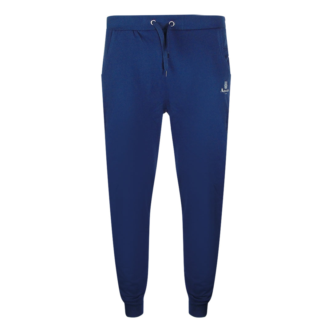 Aquascutum Navy Blue Zip-Up Hoodie And Track Pants Set