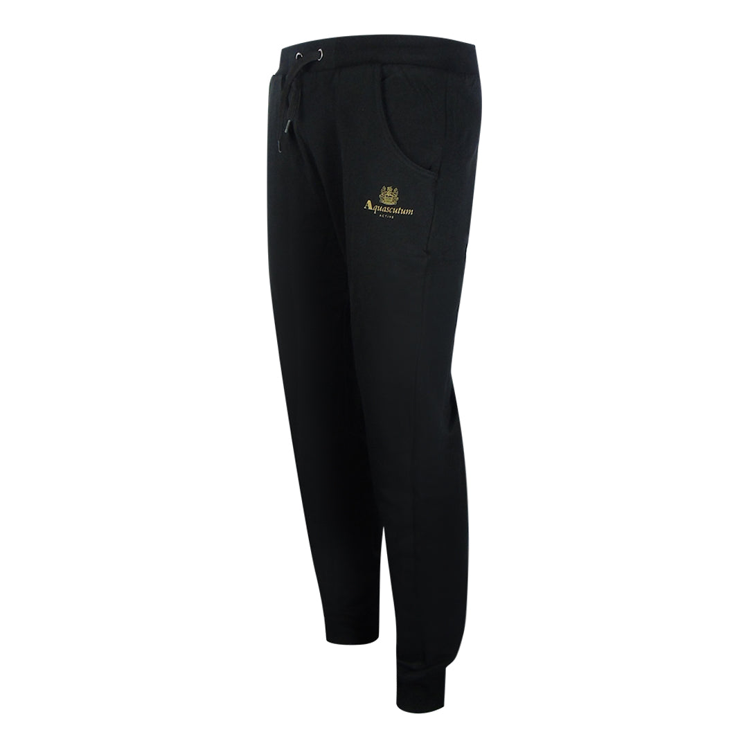 Aquascutum Black Zip-Up Hoodie And Tracksuit Set
