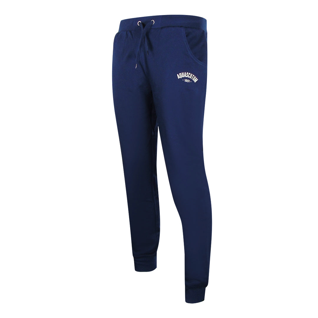 Aquascutum Old School Crewneck Navy Blue Track Pants Set
