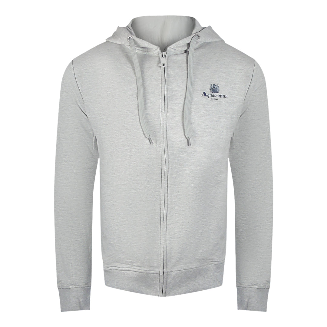 Aquascutum Grey Zip-Up Hoodie And Tracksuit Set