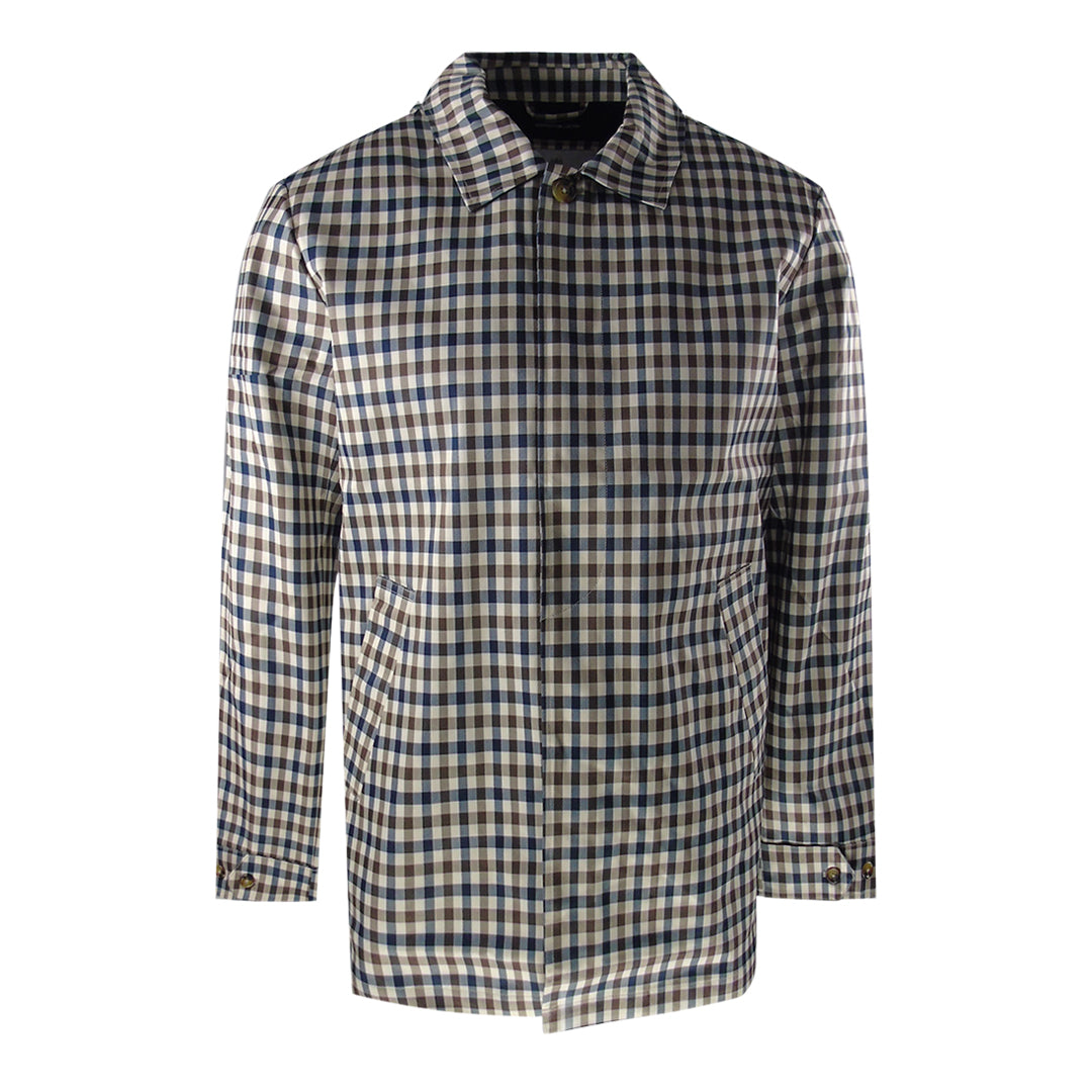 Aquascutum Active Iconic Caban Club Check Jacket
