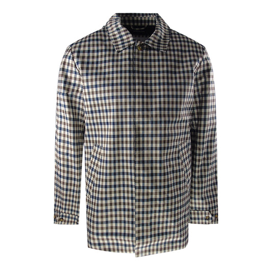 Aquascutum Active Iconic Caban Club Check Jacket