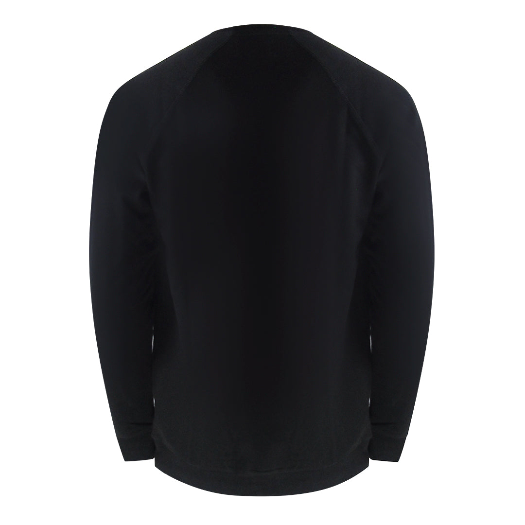 Aquascutum Small Iconic Crest Black Crewneck Tracksuit Set