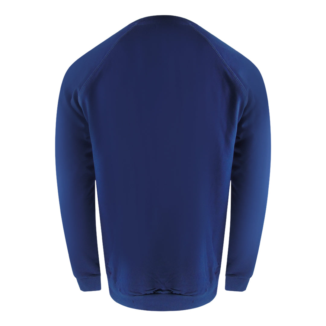 Aquascutum Small Iconic Crest Navy Blue Crew Neck Tracksuit Set