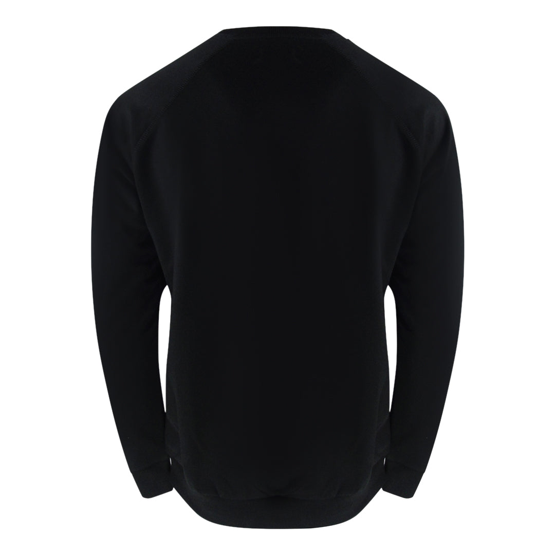 Aquascutum London Logo Crewneck Black Tracksuit Pants Set