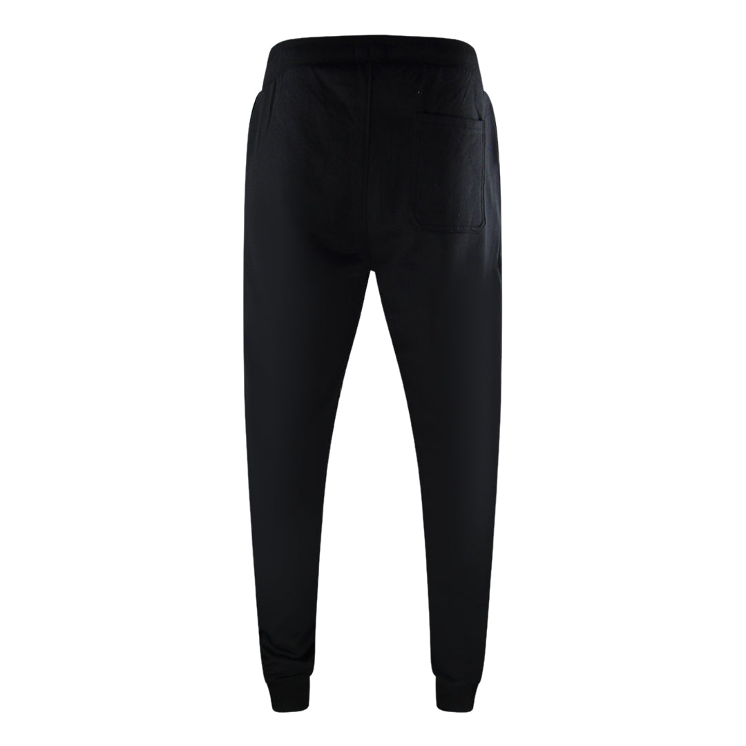 Aquascutum Small Iconic Crest Black Crewneck Tracksuit Set