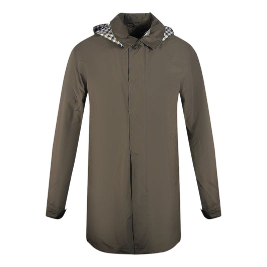 Aquascutum Active Rlg Packable Trench Brown Parka Jacket