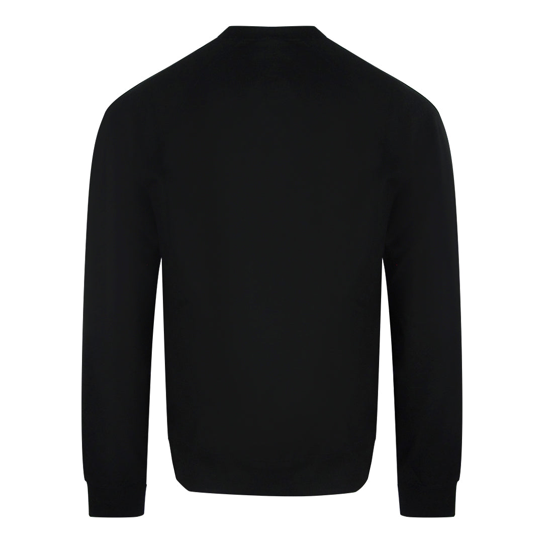 Diesel Monotone Logo Black Sweatshirt