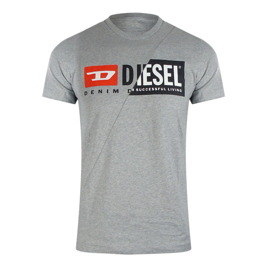 Diesel Cuty Logo Grey T-Shirt