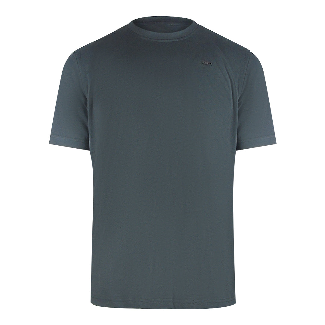 Diesel Small Plaque Logo Grey T-Shirt