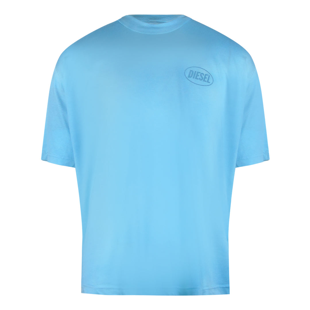 Diesel Montone Logo Blue T-Shirt