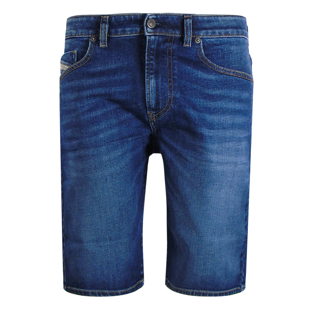 Diesel Slim-Short Blue Denim Shorts - Nova Clothing