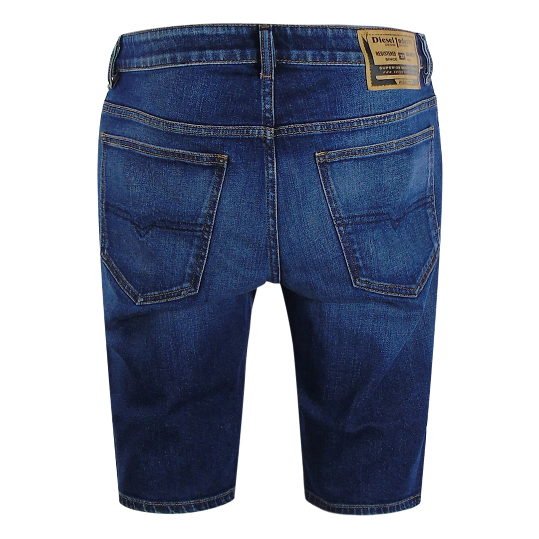 Diesel Slim-Short Blue Denim Shorts - Nova Clothing