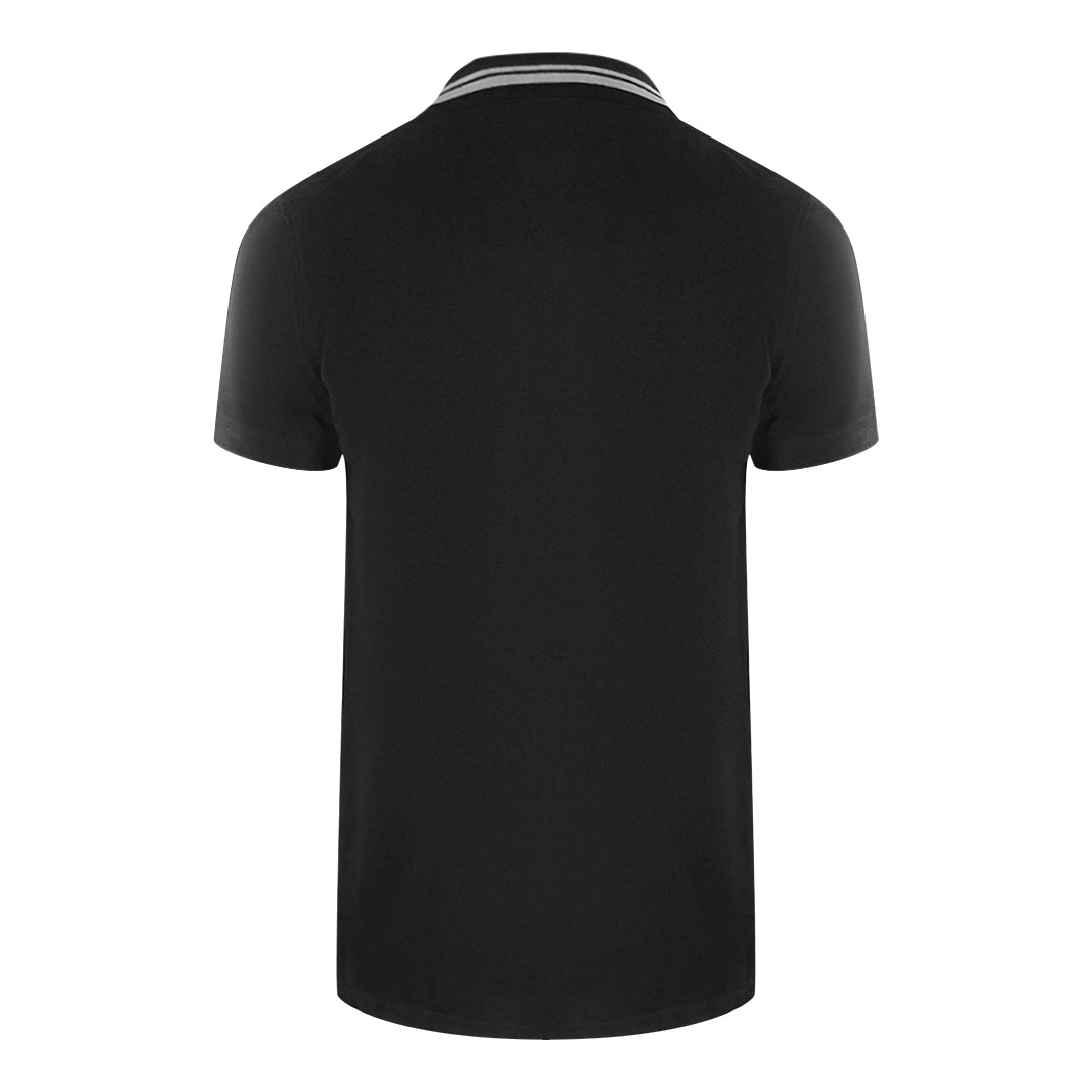 Love Moschino Box Logo Black Polo Shirt