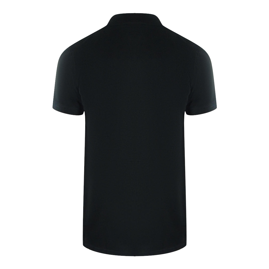 Love Moschino Small Heart Black Polo Shirt