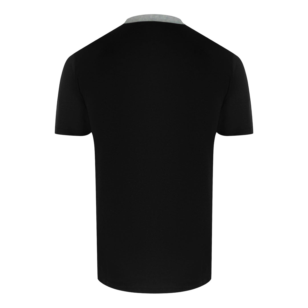 Love Moschino Paisley Print Logo Black T-Shirt