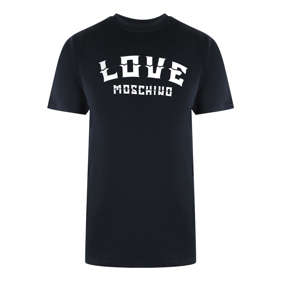 Love Moschino Bold Logo Black T-Shirt