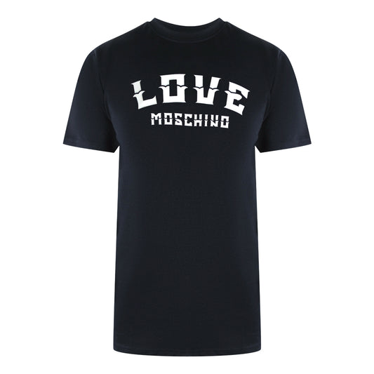 Love Moschino Bold Logo Black T-Shirt