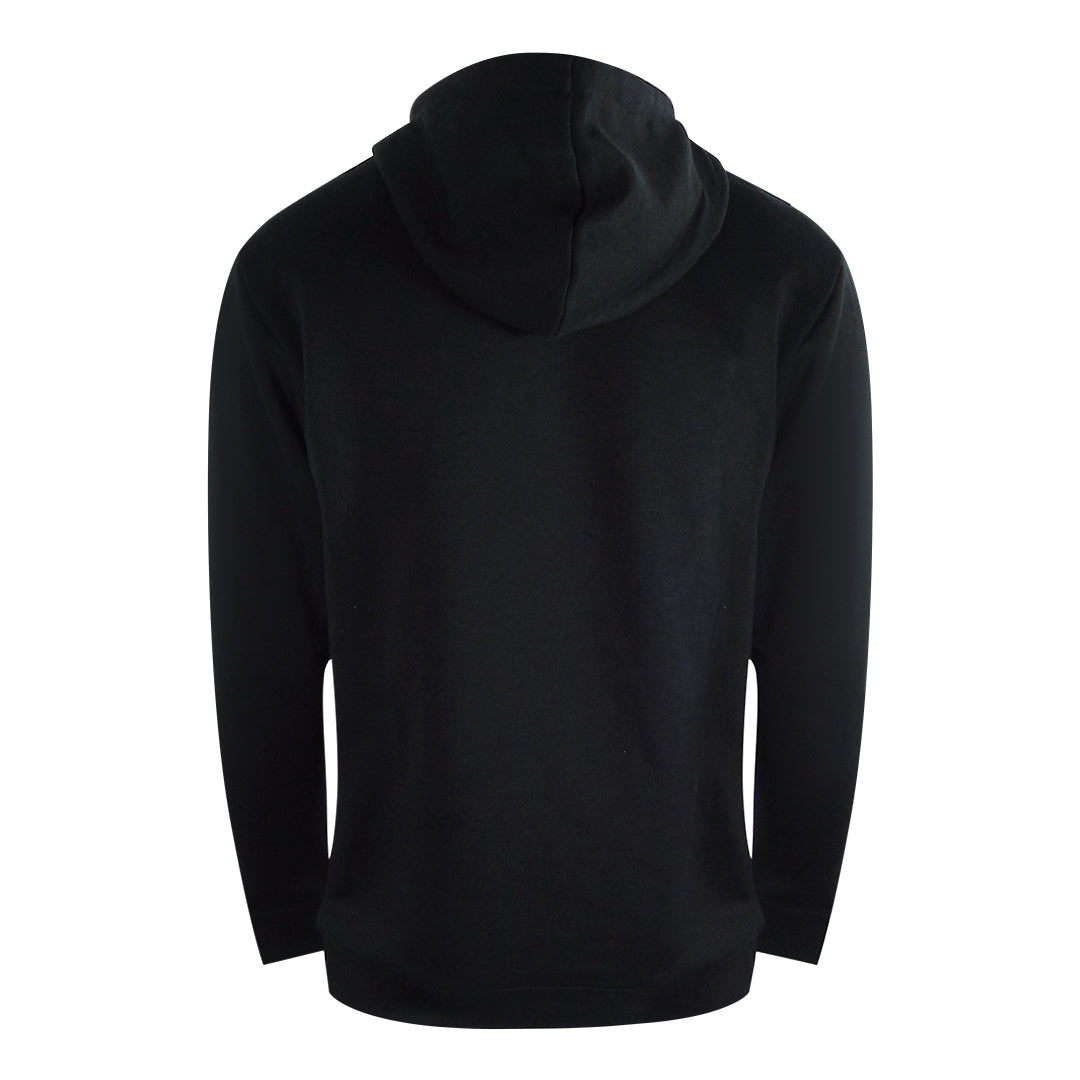 Love Moschino Plain Logo Black Hoodie