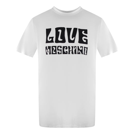 Love Moschino Logo White T-Shirt