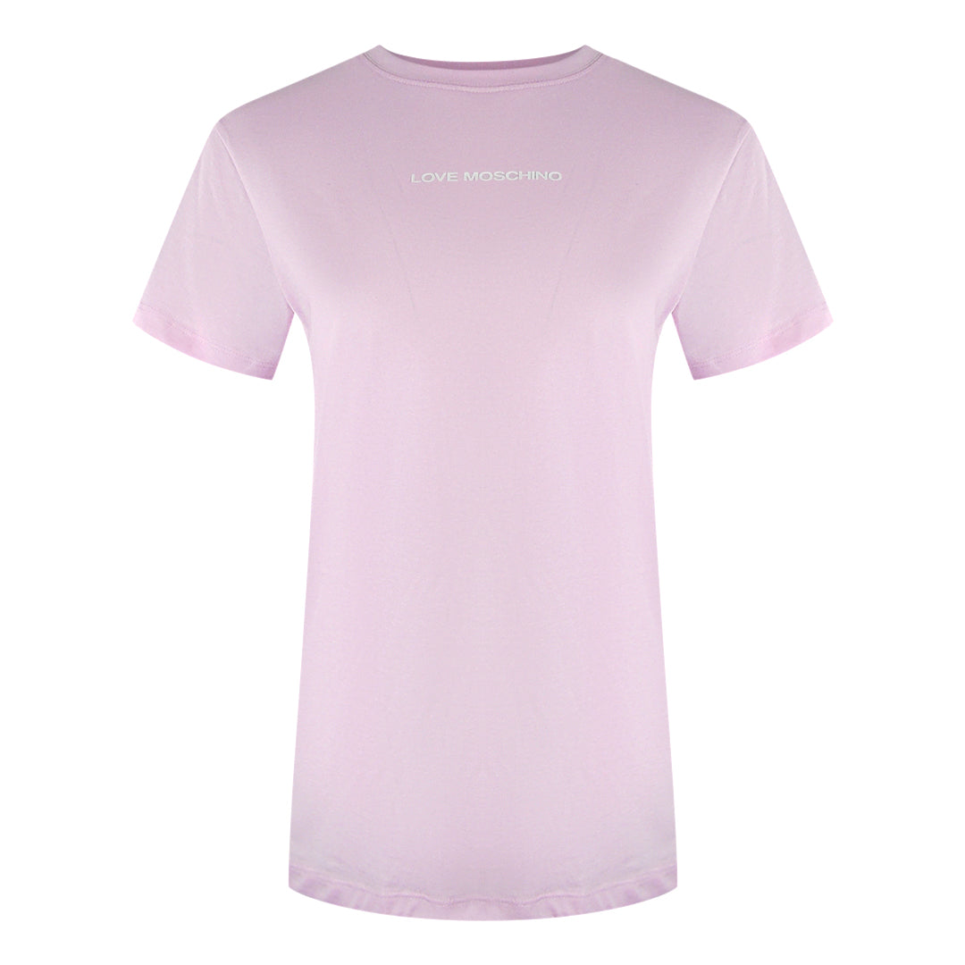 Love Moschino Bold Logo Pink T-Shirt