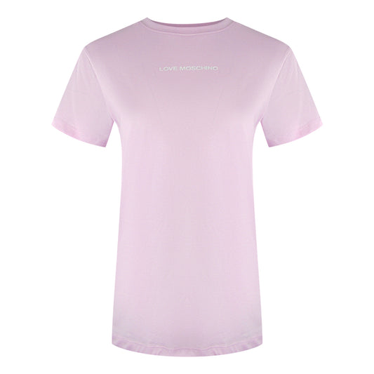 Love Moschino Bold Logo Pink T-Shirt