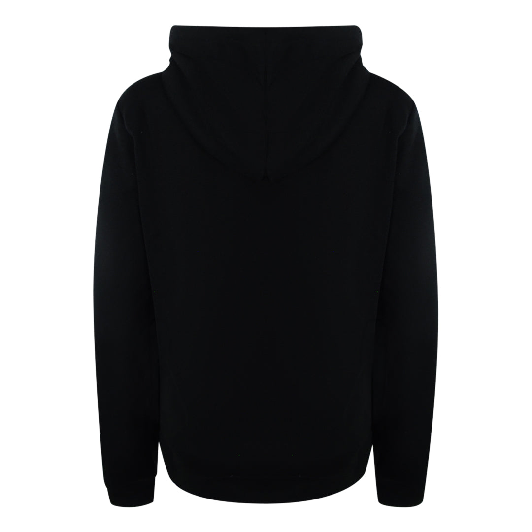Love Moschino Small Bold Heart Logo Black Zip Hoodie