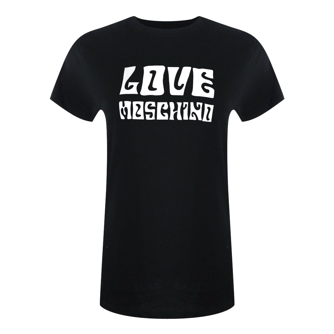 Love Moschino Groovy Logo Black T-Shirt