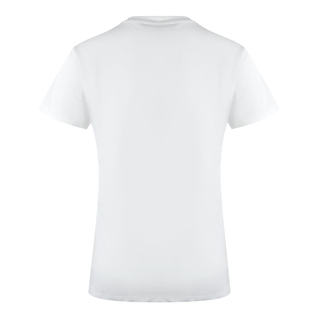 Love Moschino Jumble Logo White T-Shirt - Nova Clothing