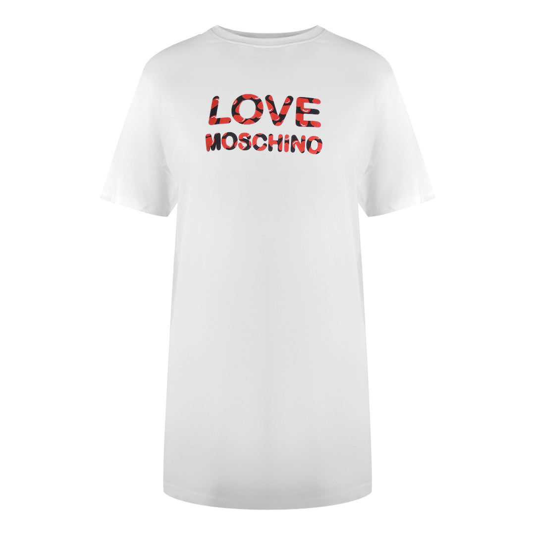 Love Moschino Bubble Logo White T-Shirt - Nova Clothing
