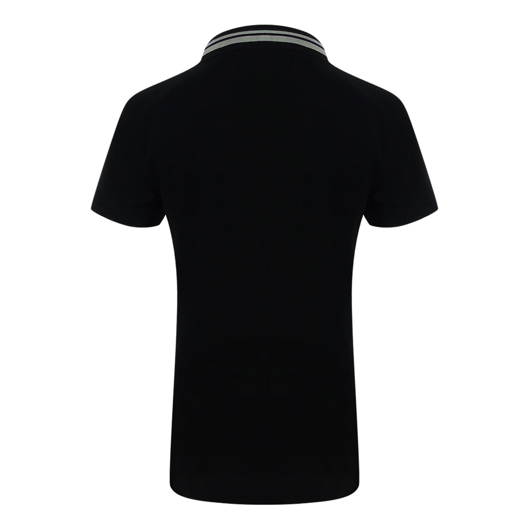 Love Moschino Small Box Logo Black Polo Shirt