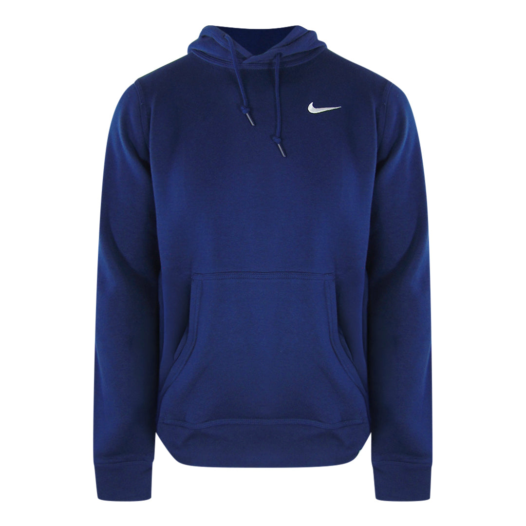 Nike Swoosh Logo Navy Blue Hoodie - Nova Clothing