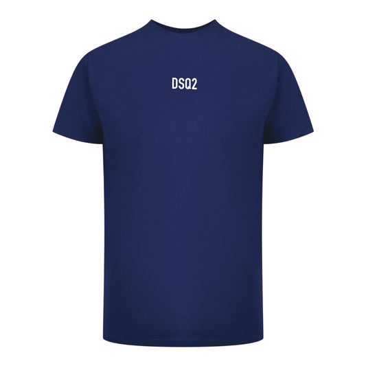 Dsquared2 DSQ2 Small Logo Navy Blue T-Shirt