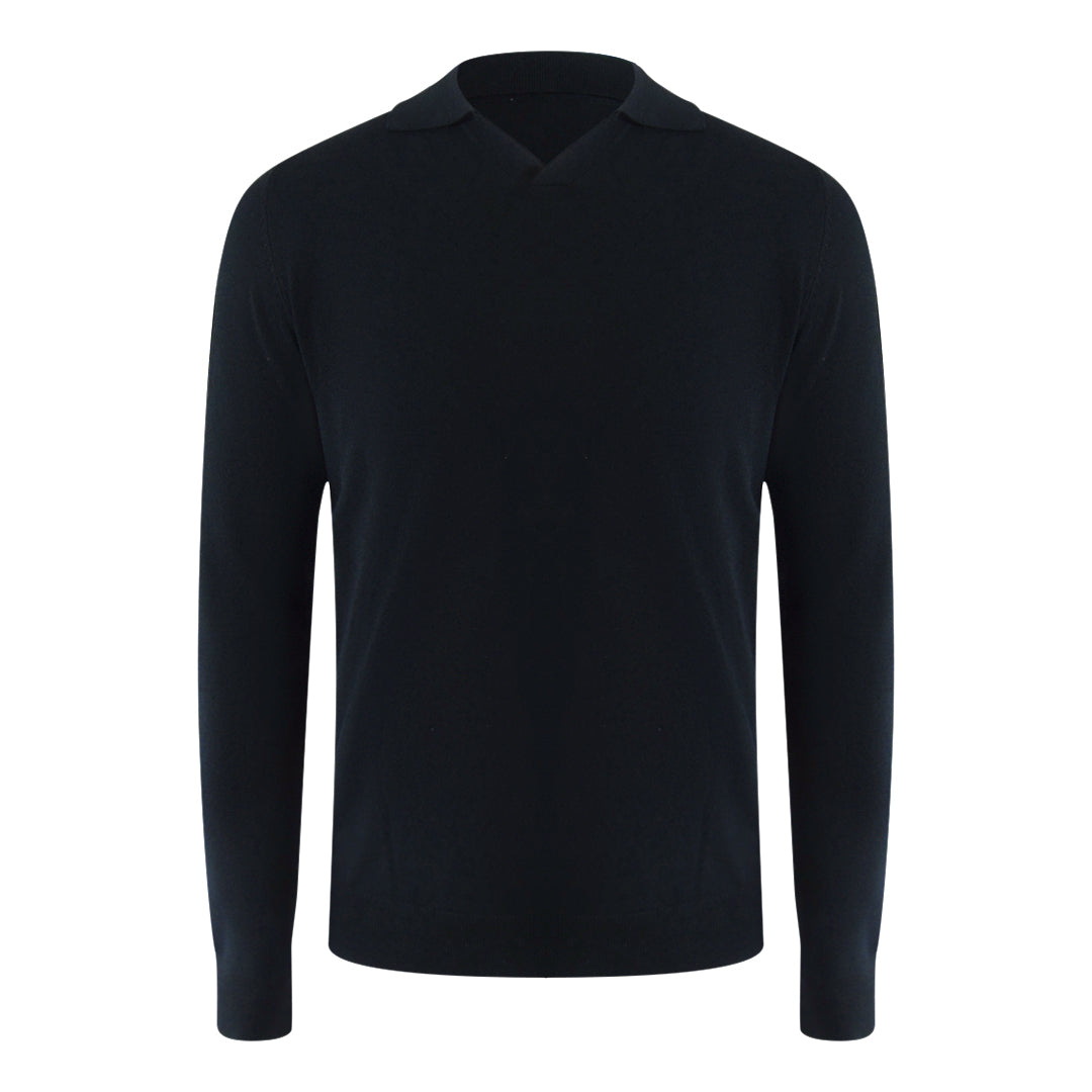 Aquascutum Active Derby Polo Black Polo Shirt