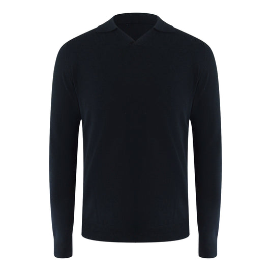 Aquascutum Active Derby Polo Black Polo Shirt