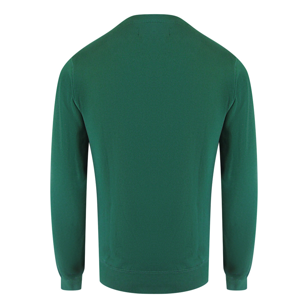 Aquascutum Active Small Logo Crew Neck Hunter Green Fleece