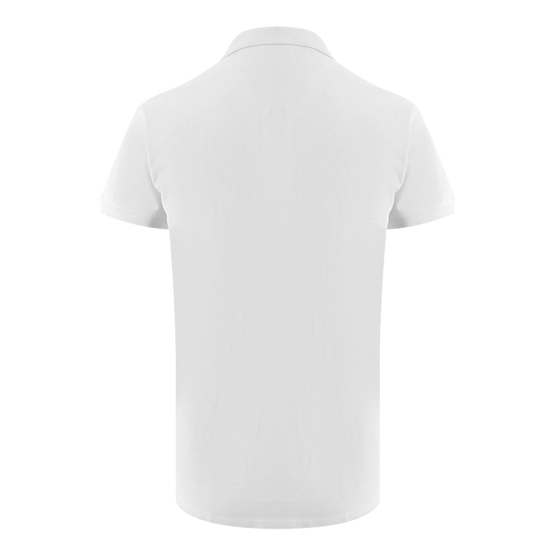Ice Iceberg Triangle Logo White Polo Shirt