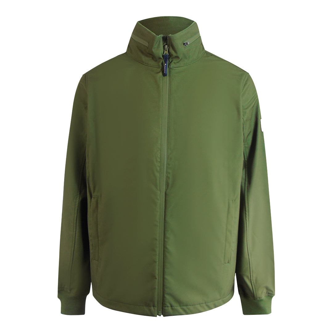Aquascutum Active Shell Hybrid Mockneck Jacket Army Green
