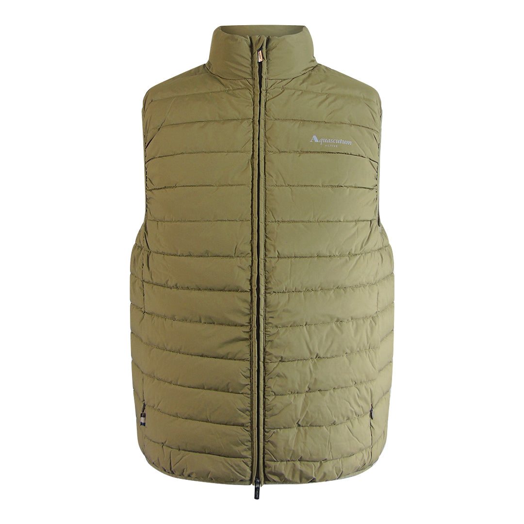 Aquascutum Rlg Active Vest 100Gr Khaki Gilet