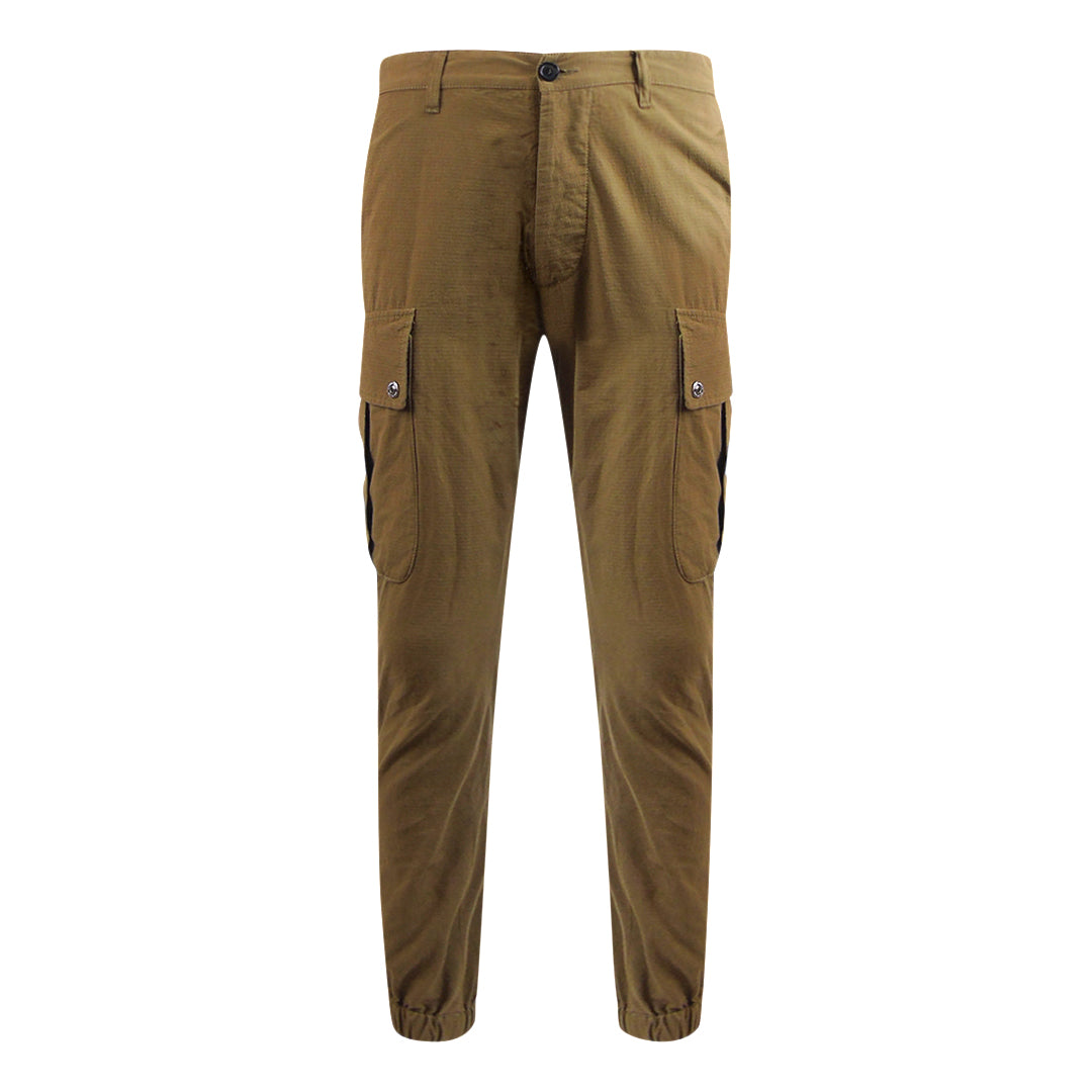 Dsquared2 Brown Cargo Style Trousers