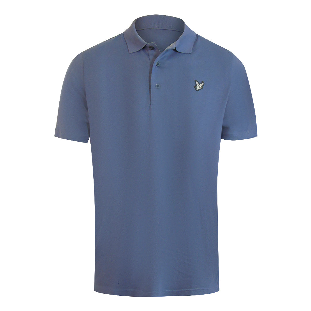 Lyle & Scott Cotton Polo Shirt Blue