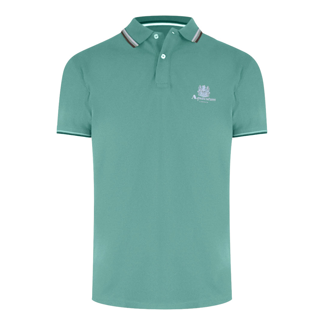 Aquascutum Active Cotton Polo Salvia