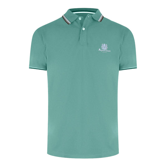 Aquascutum Active Cotton Polo Salvia