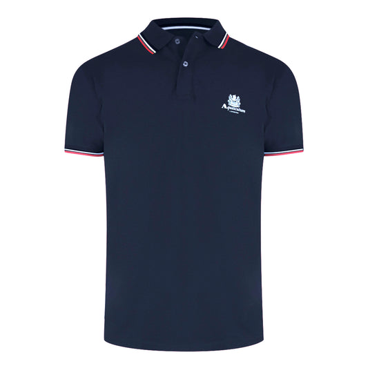 Aquascutum Active Cotton Polo Navy Blue