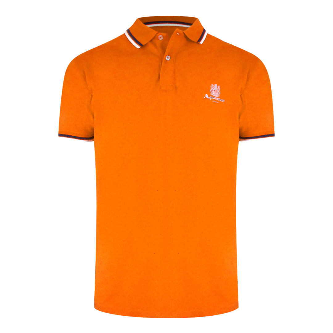 Aquascutum Active Cotton Polo Orange
