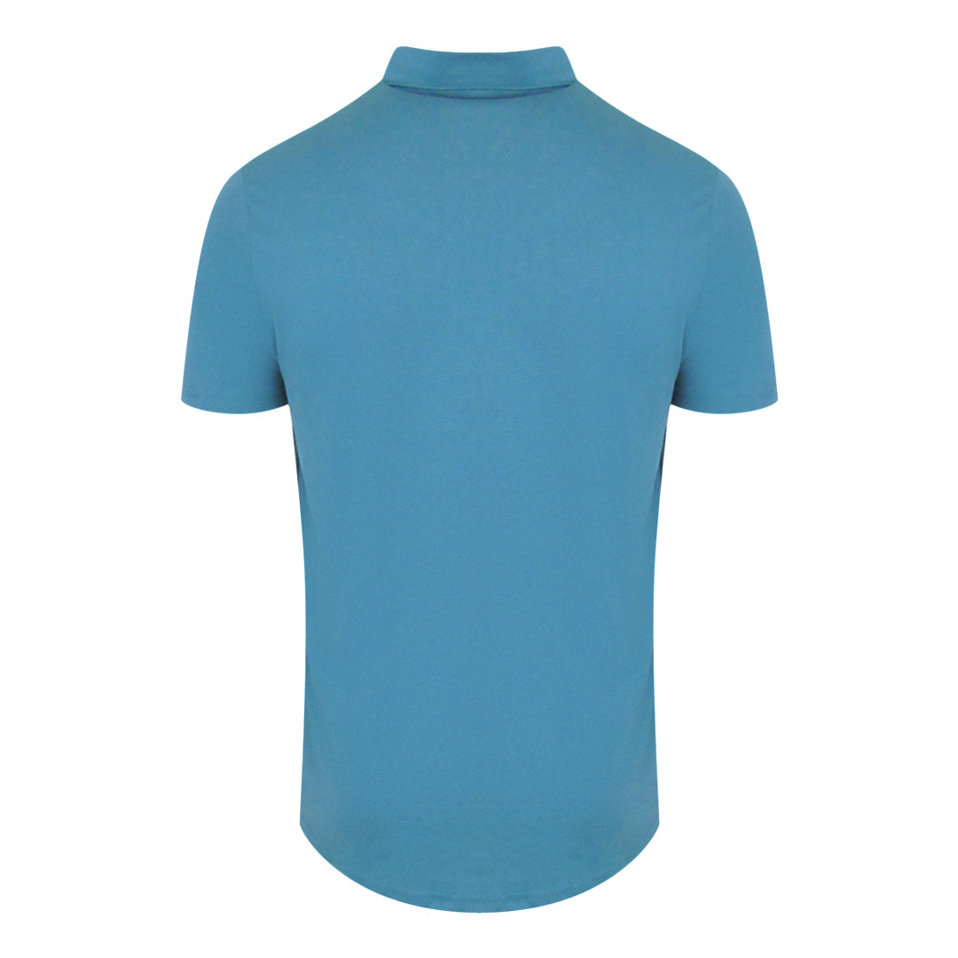Aquascutum Active Cotton Polo Dry-Fit Avio Blue Polo Shirt